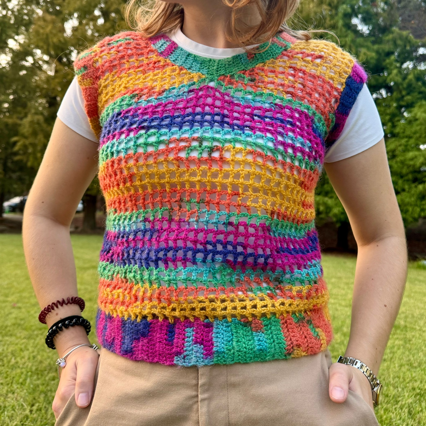 Colorful vest